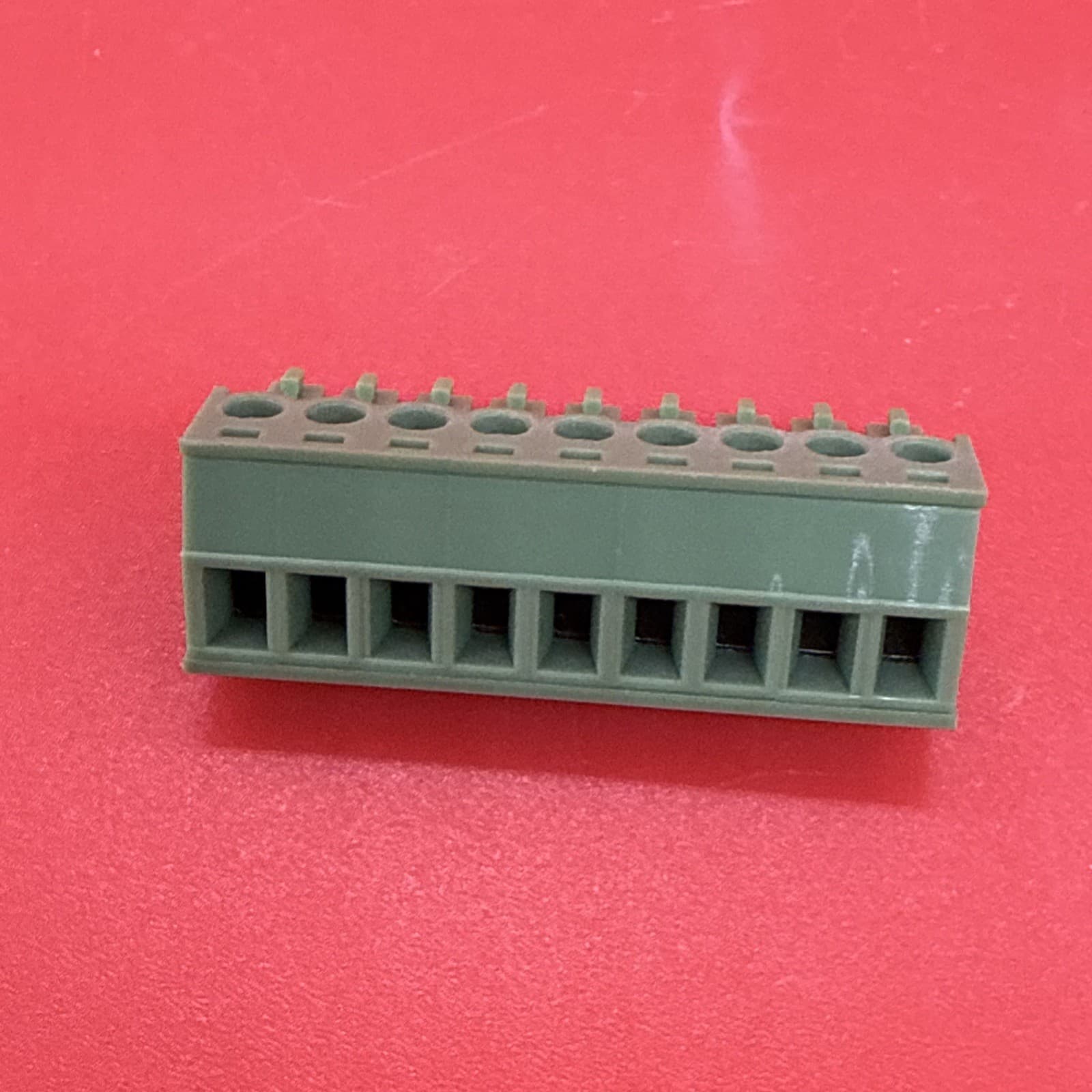 Phoenix 9 Pin Connector 125v 8A AWG 16-26 1.5 Ohm SAVANT Polyethylene (PE) Green - Image 2