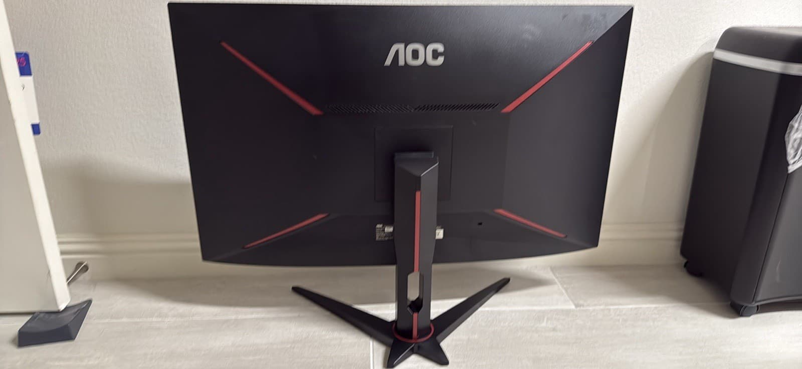 AOC CQ32G1 32" Curved Frameless Gaming Monitor, Quad HD 2560x1440 144 Hz Black - Image 3