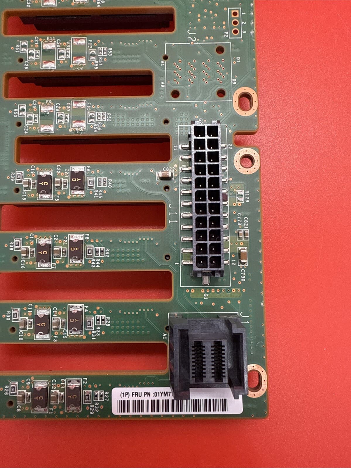 IBM 01YM716 01YM717 R0998-G0003-03 8 Bay Backplane Board - Image 5