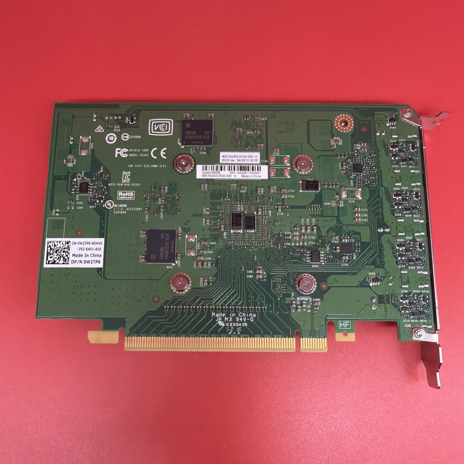 Dell NVIDIA Quadro M2000 Maxwell 4 GB GDDR5 Graphic Card (0W2TP6) - Image 4