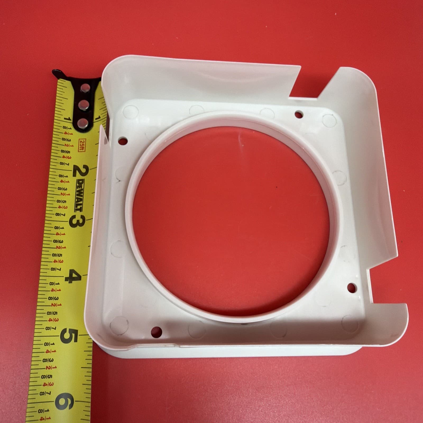 4 Inch White Ceiling Speaker Bracket No Grill - Image 5