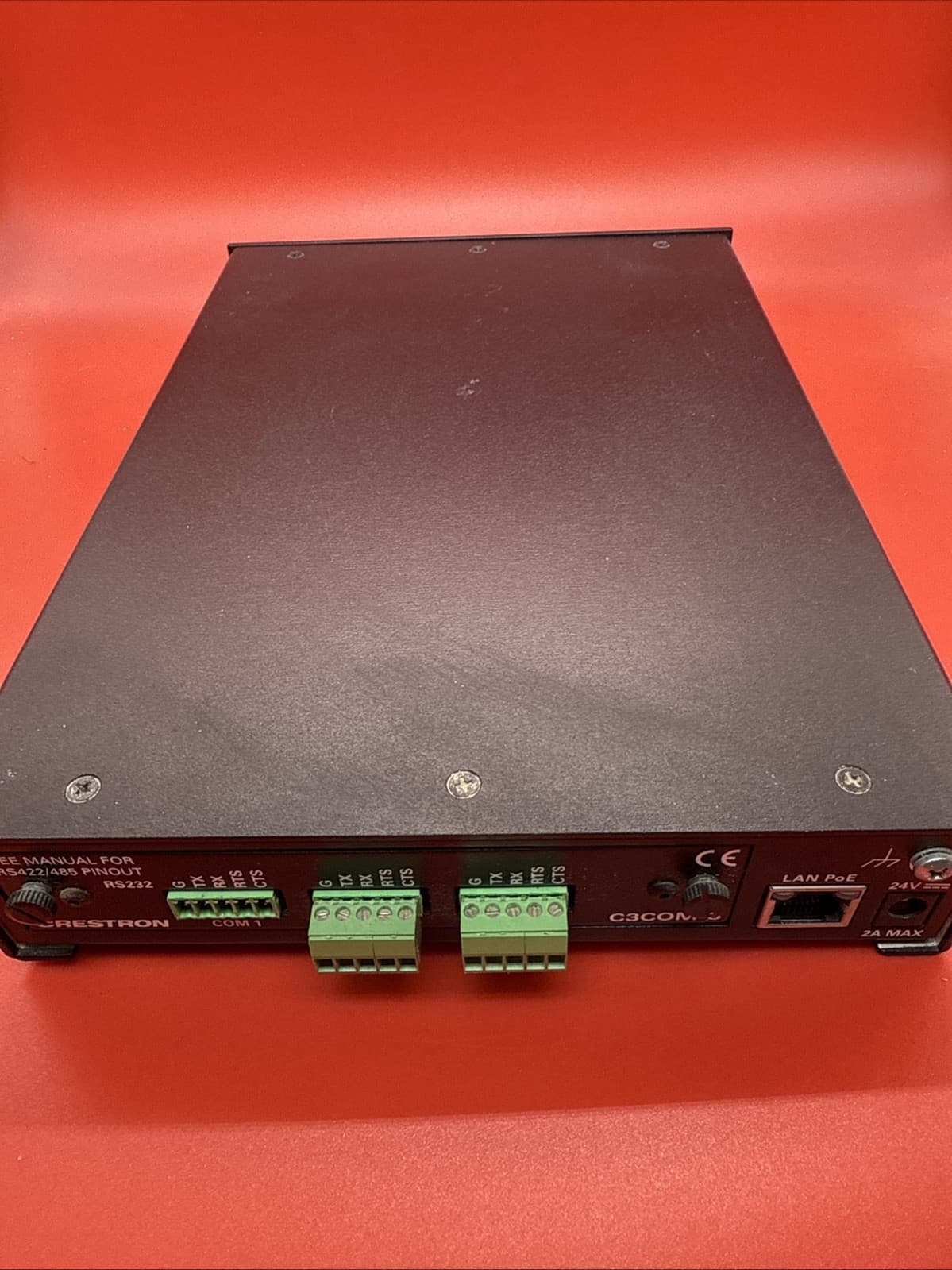 Crestron CEN-CI3-1 With C3COM-3 RS232 Card & AC Adapter Binding Post - Image 6
