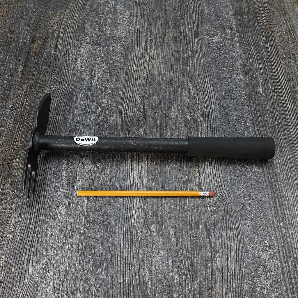 DeWit Garden Hoe Combo W 3-Tine Cultivator And Heart Blade NEW - Image 5