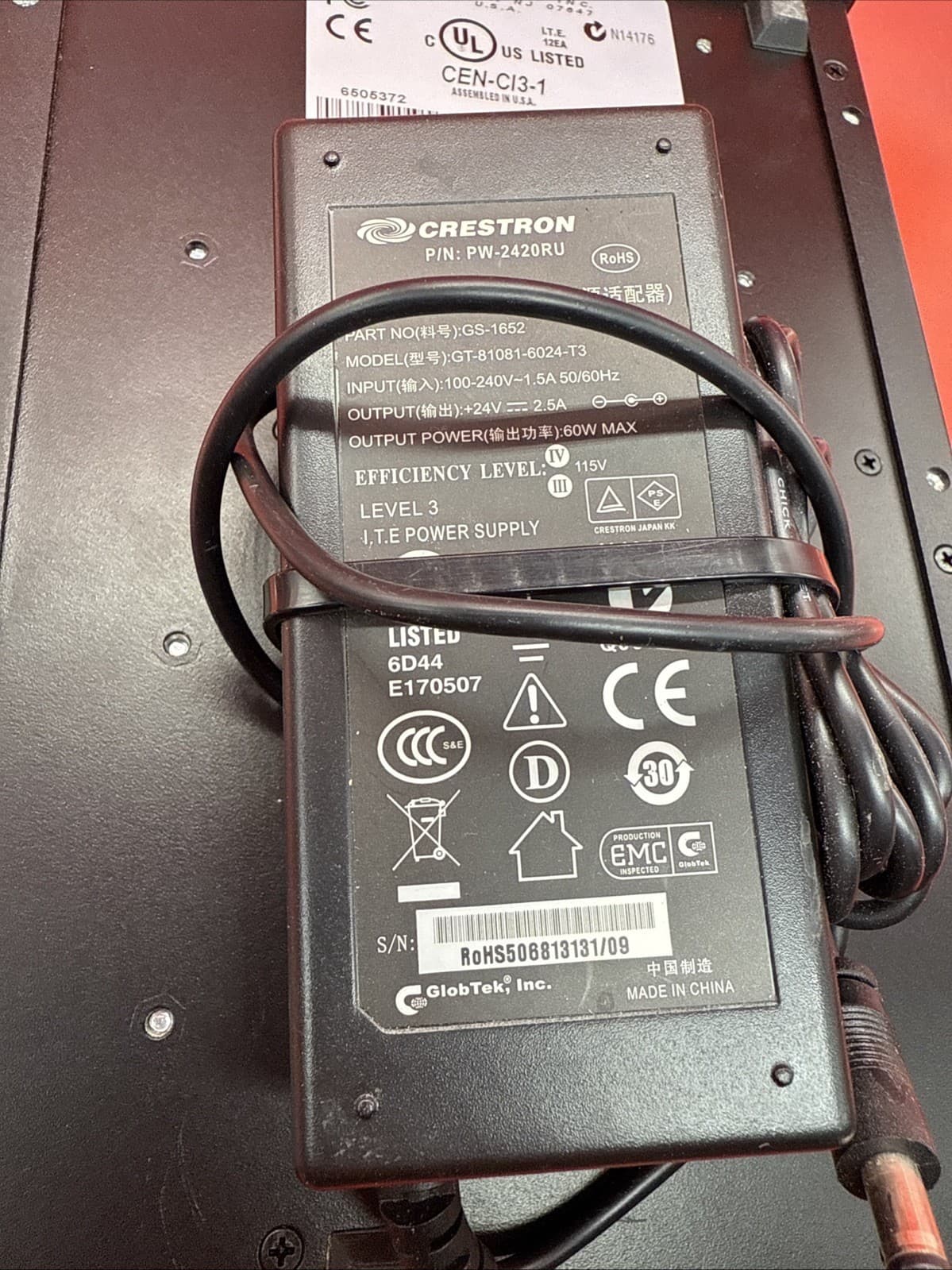 Crestron CEN-CI3-1 With C3COM-3 RS232 Card & AC Adapter Binding Post - Image 10