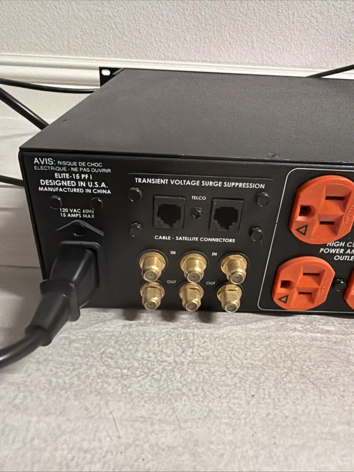 Furman Elite-15 PF i 13-Outlet Ultra Linear AC Power Source Elite-15 PFI - Image 7