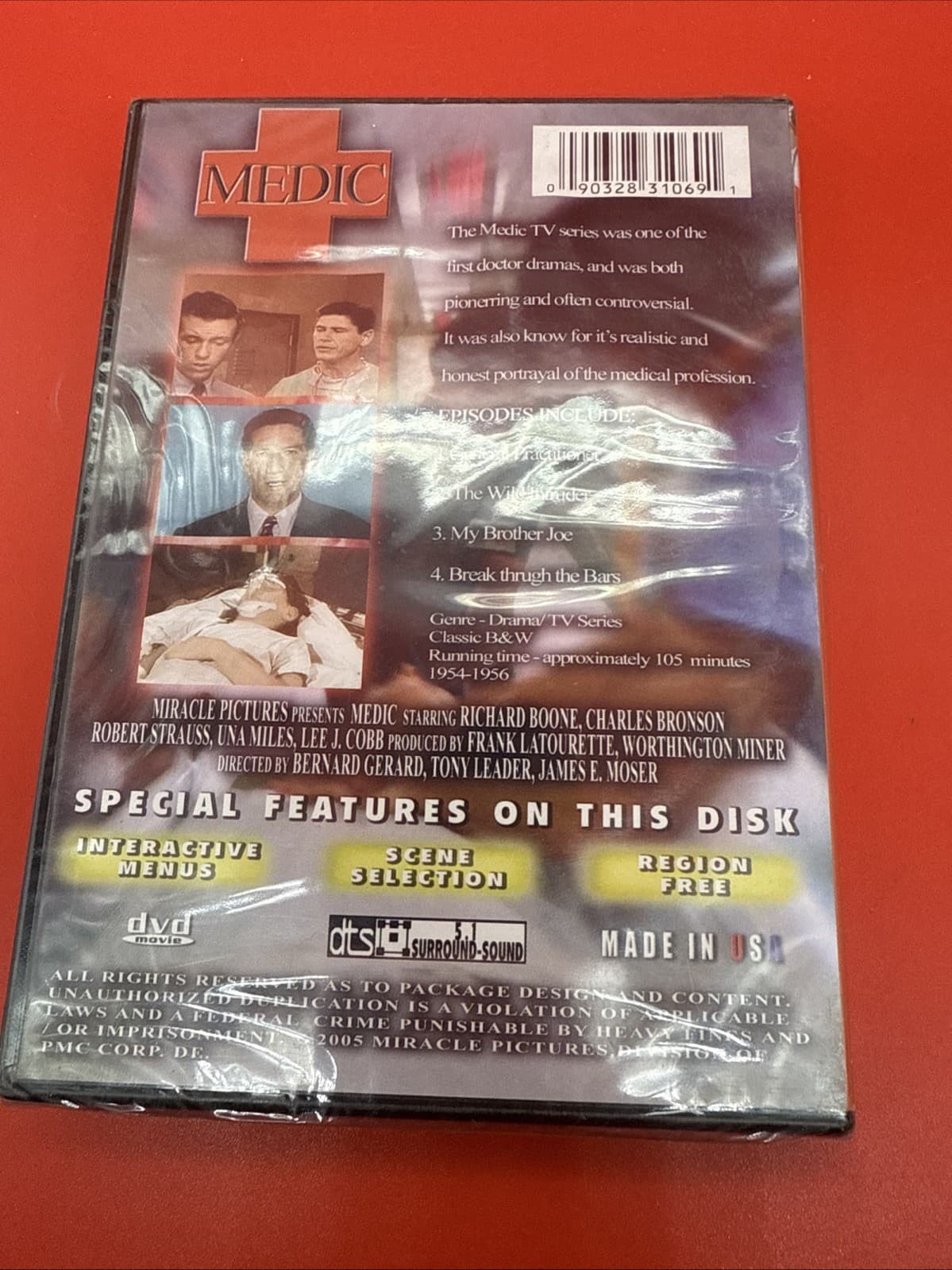 Medic (DVD, 2005 - TV Series Miracle Pictures) 4 Episodes - Charles Bronson New - Image 6