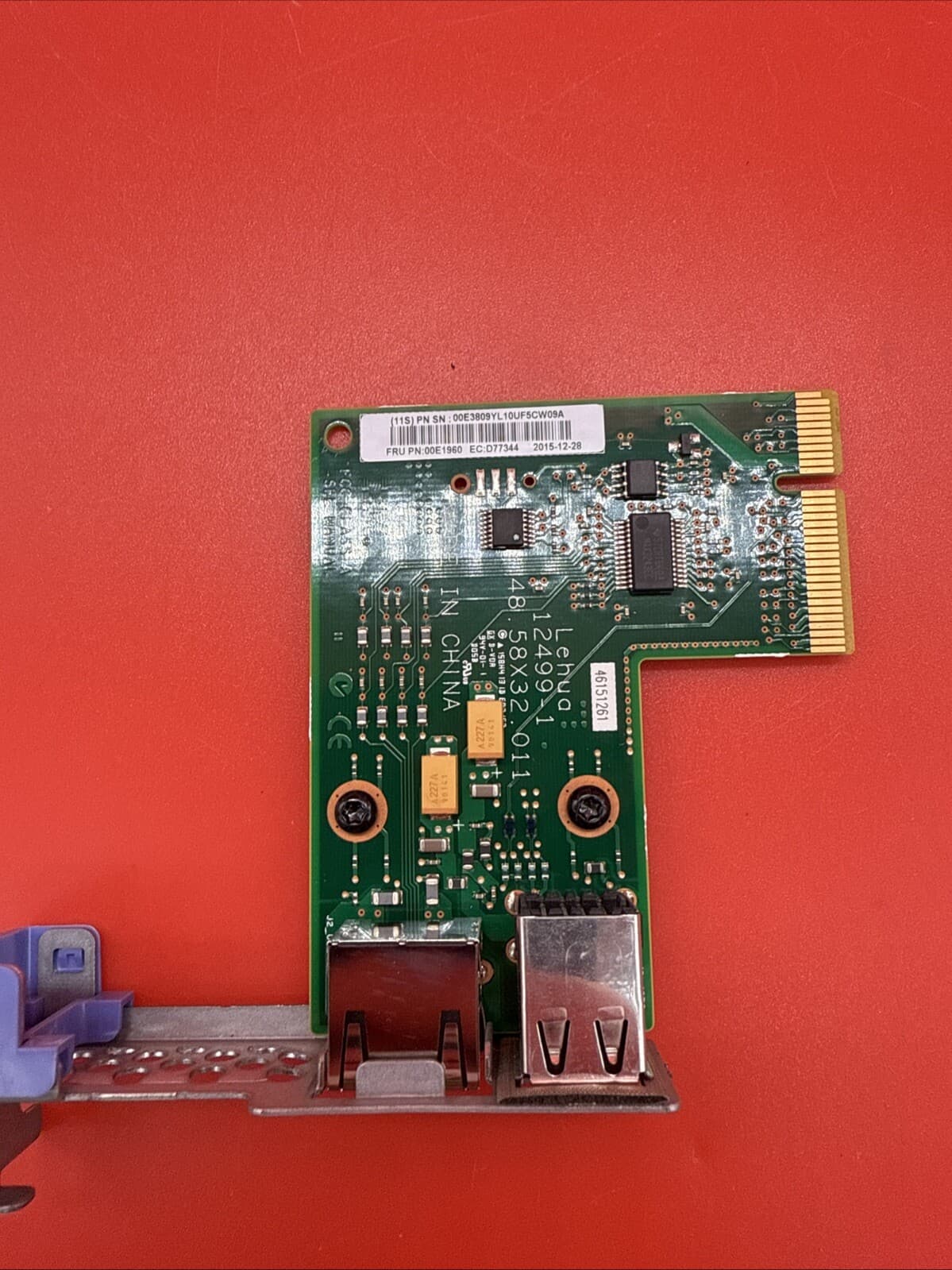 IBM Feature 2B0B 00E1960 00E3809 I/O Port Card D77344 Wired For IBM 1 Gbps Power - Image 2