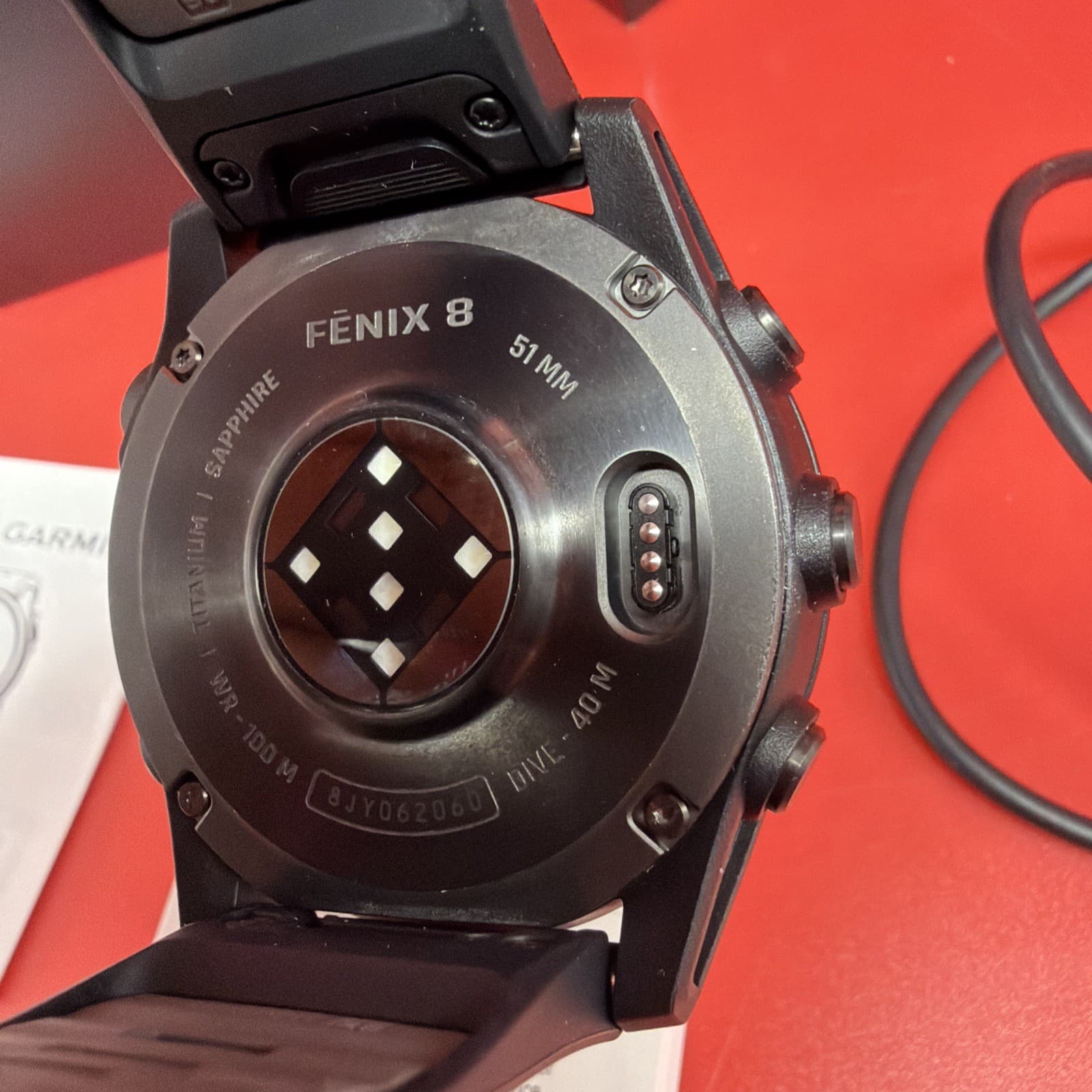 Garmin Fenix 8 51mm Sapphire Carbon Gray DLC Titanium GPS Watch 010-02905-20 - Image 7