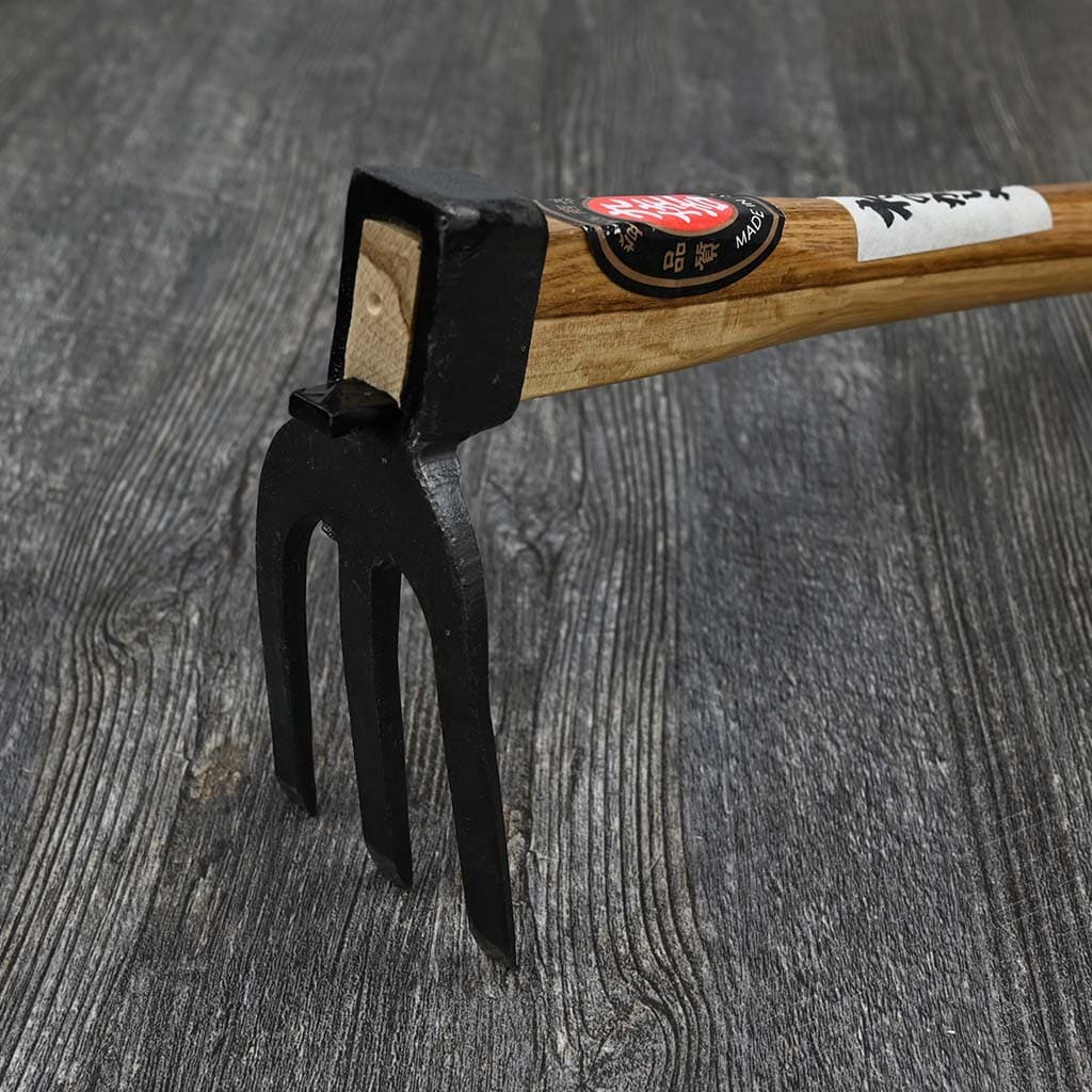 Japanese Kuwa Garden Hoe Wood Handle Cultivating Digging Weeding NEW - Image 3