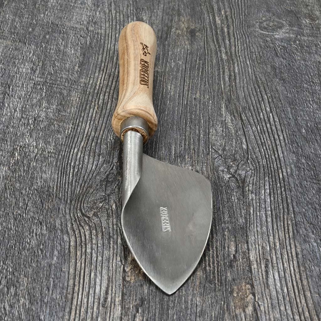 Sneeboer Potting Trowel Stainless Steel Hand-Forged Left Hand - Ash Handle NEW - Image 6