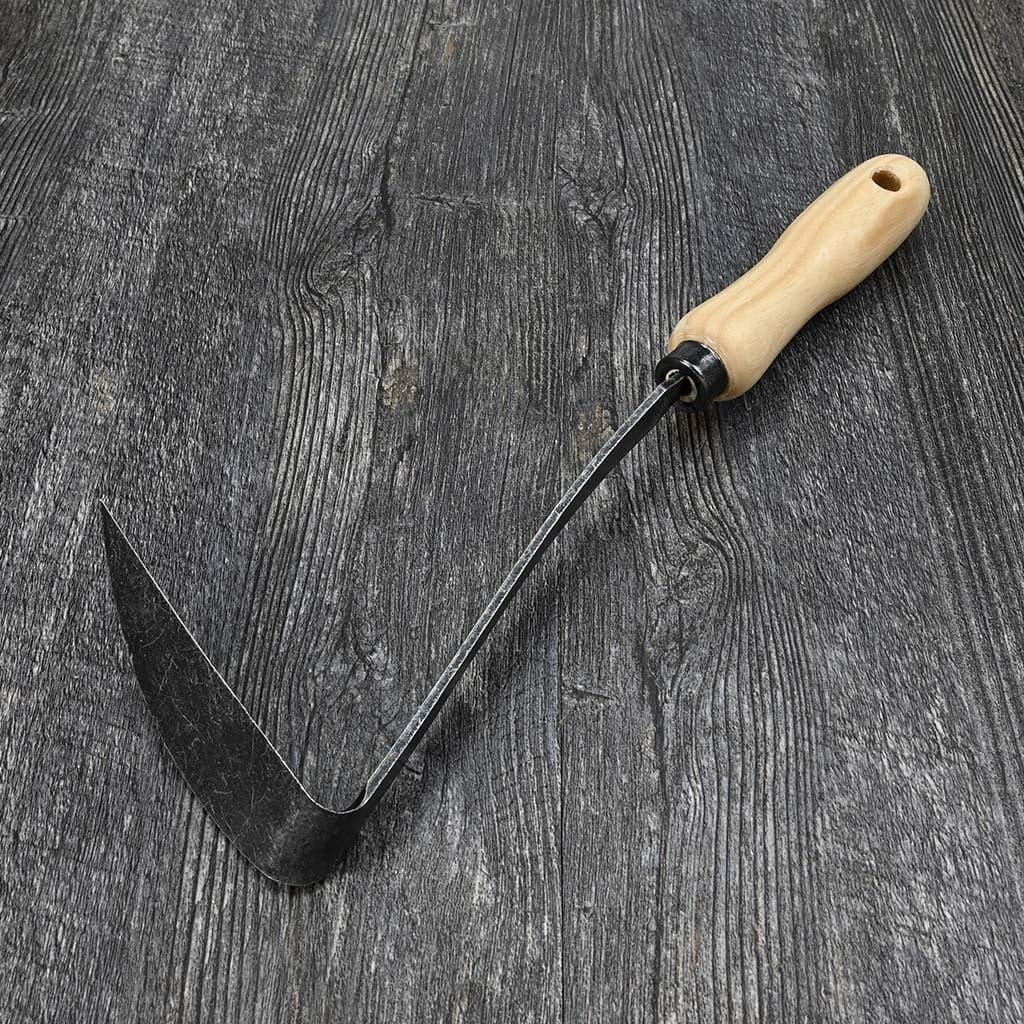 DeWit Japanese Hand Hoe Boron Steel Ash Handle Hand-Forged Right Hand Dutch NEW - Image 4