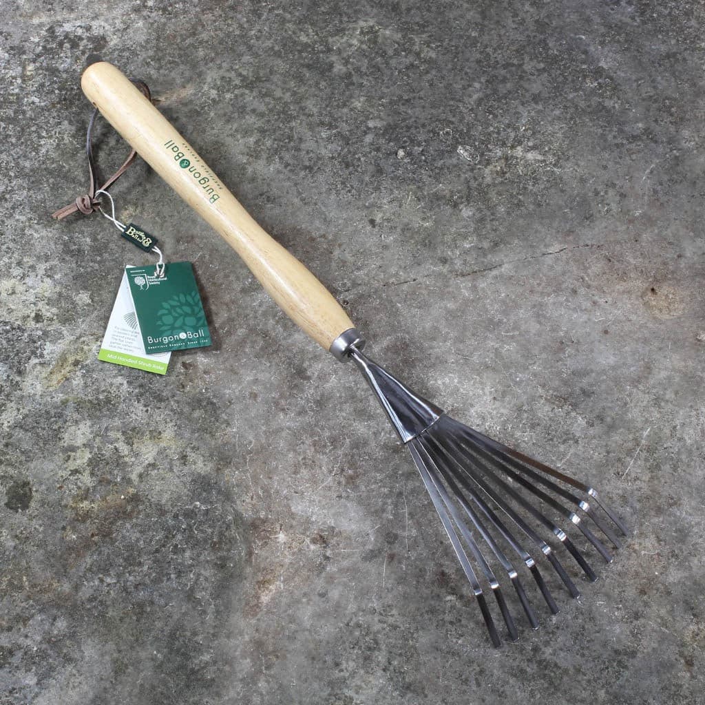 Burgon & Ball Garden Rake & Mid-Handle Shrub NEW - Image 2