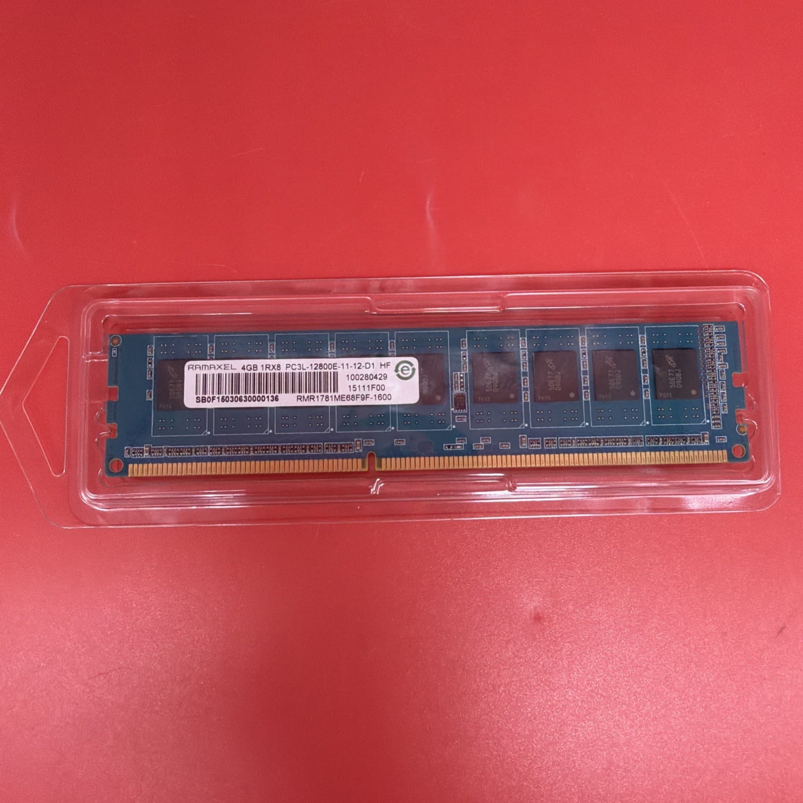 Ramaxel 4GB 1Rx8 PC3L-12800E Workstation ECC Ram