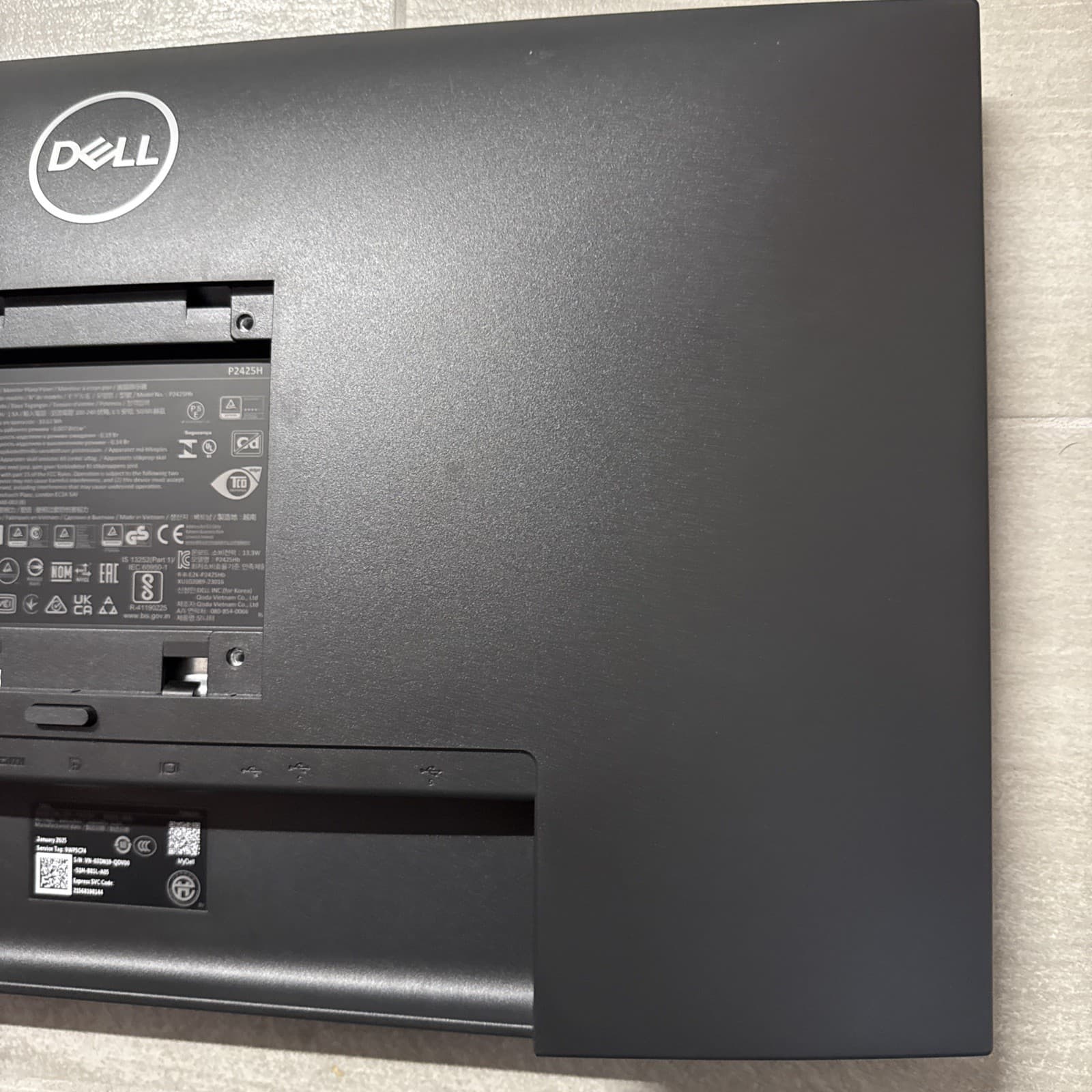 Dell P2425h 24" 1920x1080 HDMI DP VGA USB Monitor No Stand Black P2425Hb 24 in - Image 10
