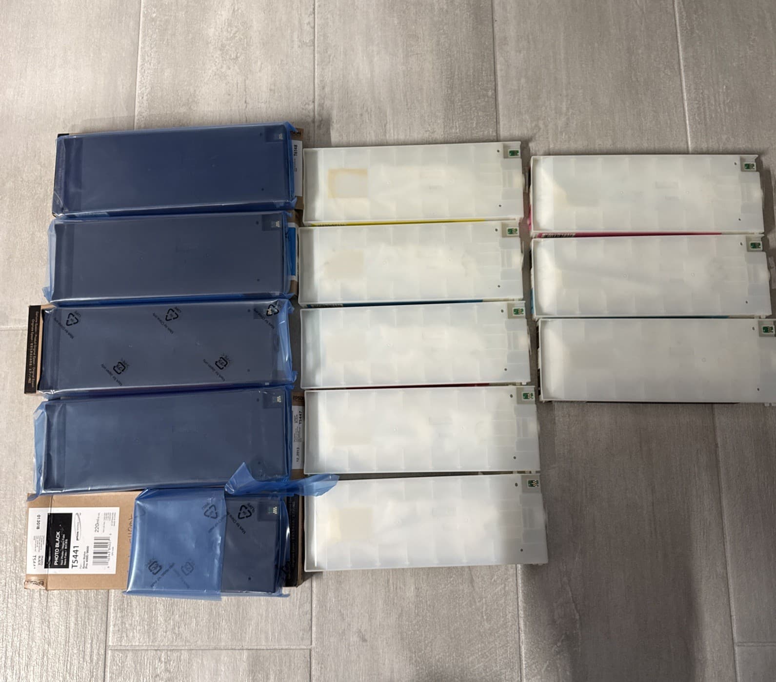 Epson Stylus Pro 4000 13 Empty Ink Cartridges OEM Genuine/Original For Epson - Image 5