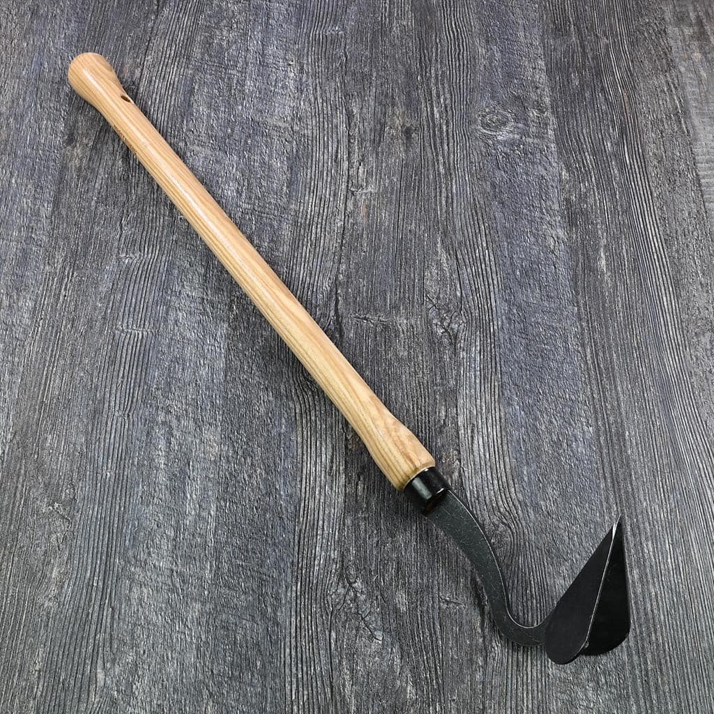 DeWit Drop Grip Hand Plow Garden Hoe Boron Steel Ash Handle Hand-Forged NEW - Image 2