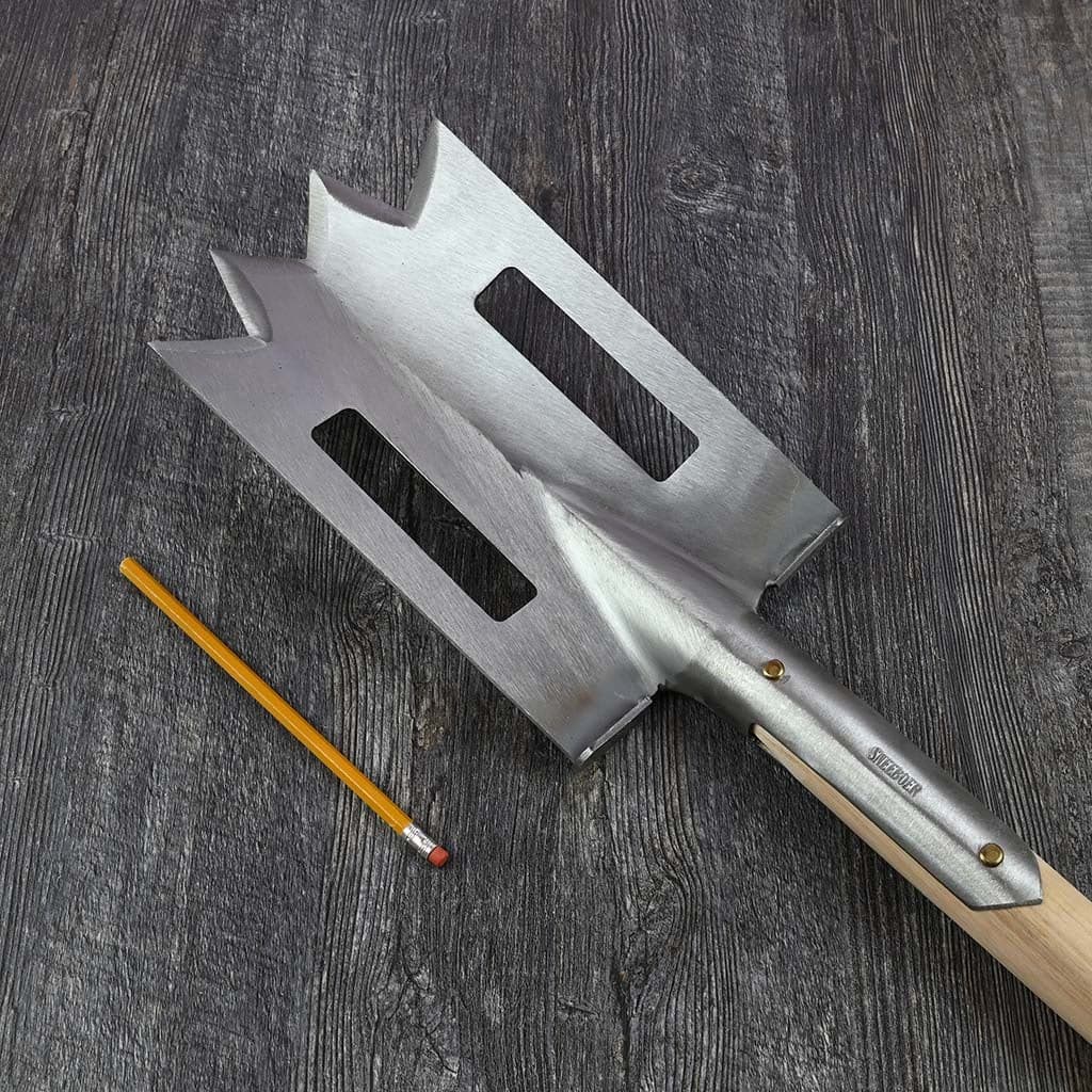 Sneeboer Stone Spade with Slots Stainless Steel Hand-Forged Digging Dutch NEW - Image 4