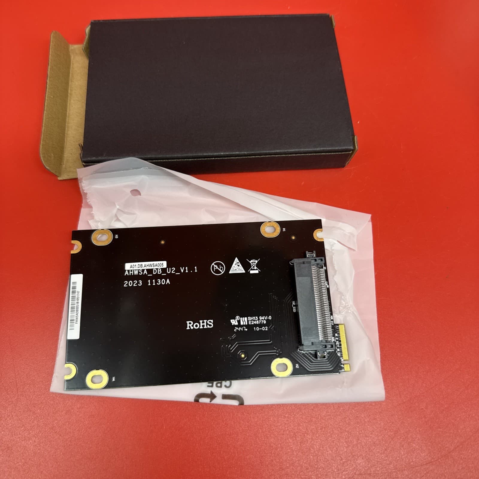 AHWSA_DB_U2_V1.1 M.2 NVMe To U.2 Adapter For Minisforum MS-01