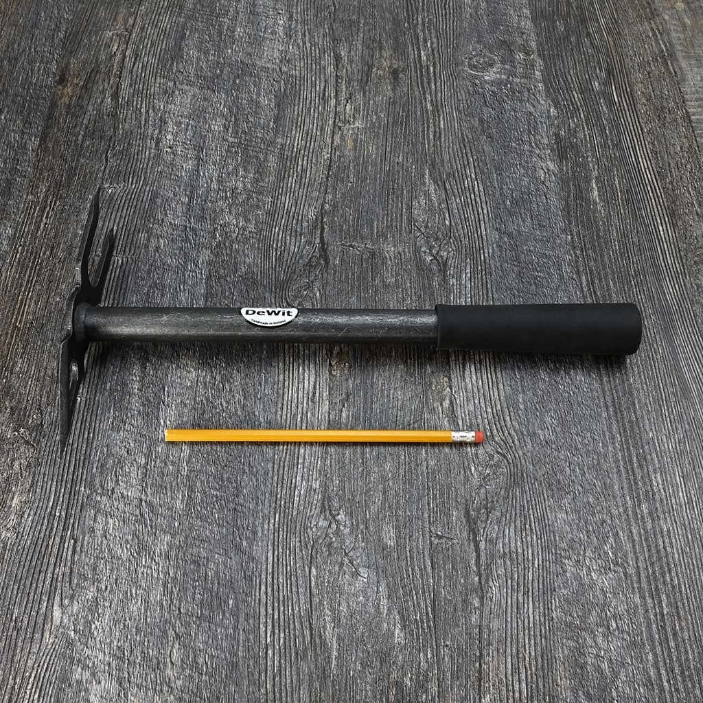 DeWit Combo Hoe w/ 2-Tine Cultivator and Diamond Point Boron Steel Dutch NEW - Image 5