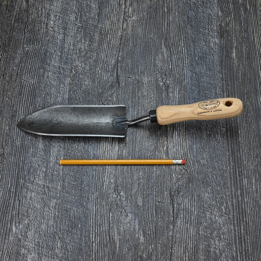 DeWit Dutch Transplanting Trowel Boron Steel Ash Handle Hand-Forged Planting NEW - Image 5