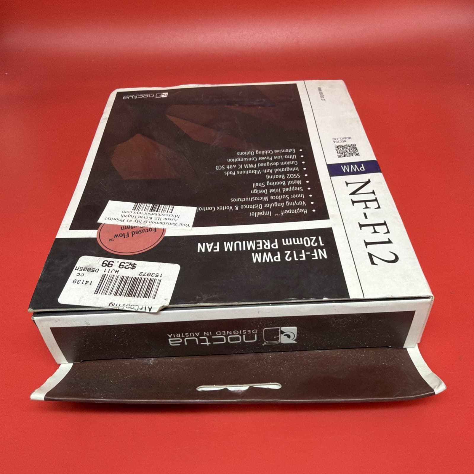 Noctua NFF12PWM 120mm Cooling Fan - Brown Case Fan Aluminum 12 V 1500 RPM 4-Pin - Image 5