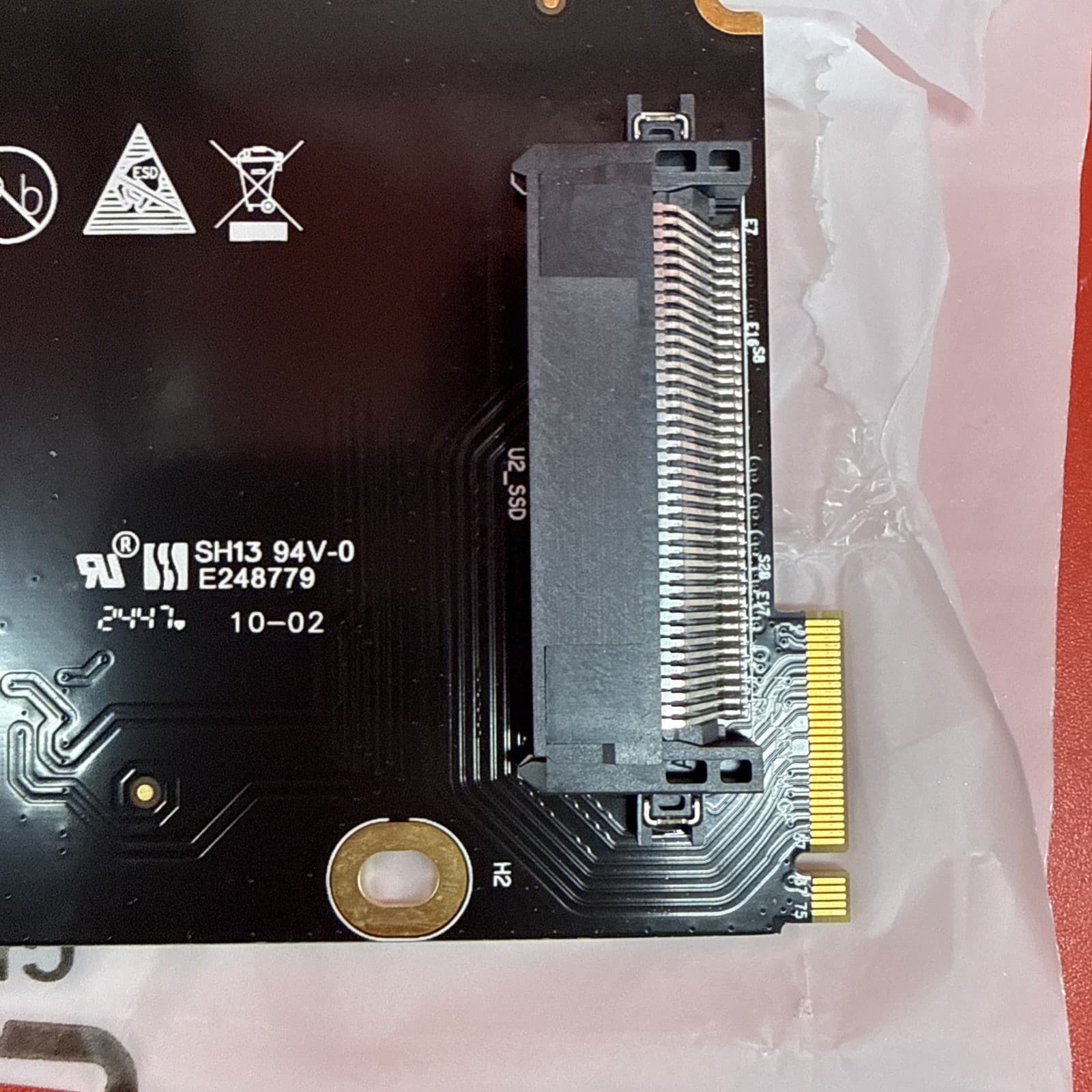 AHWSA_DB_U2_V1.1 M.2 NVMe To U.2 Adapter For Minisforum MS-01 - Image 5