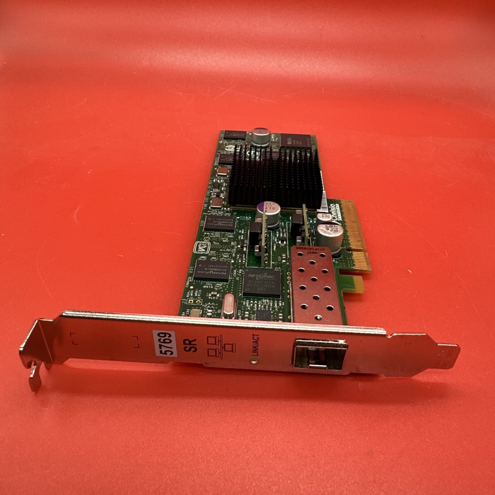 IBM Feature 5769 46K7897 110-1077-30 D2 D76809 10Gb 1P Full Height PCIe NIC Card - Image 8