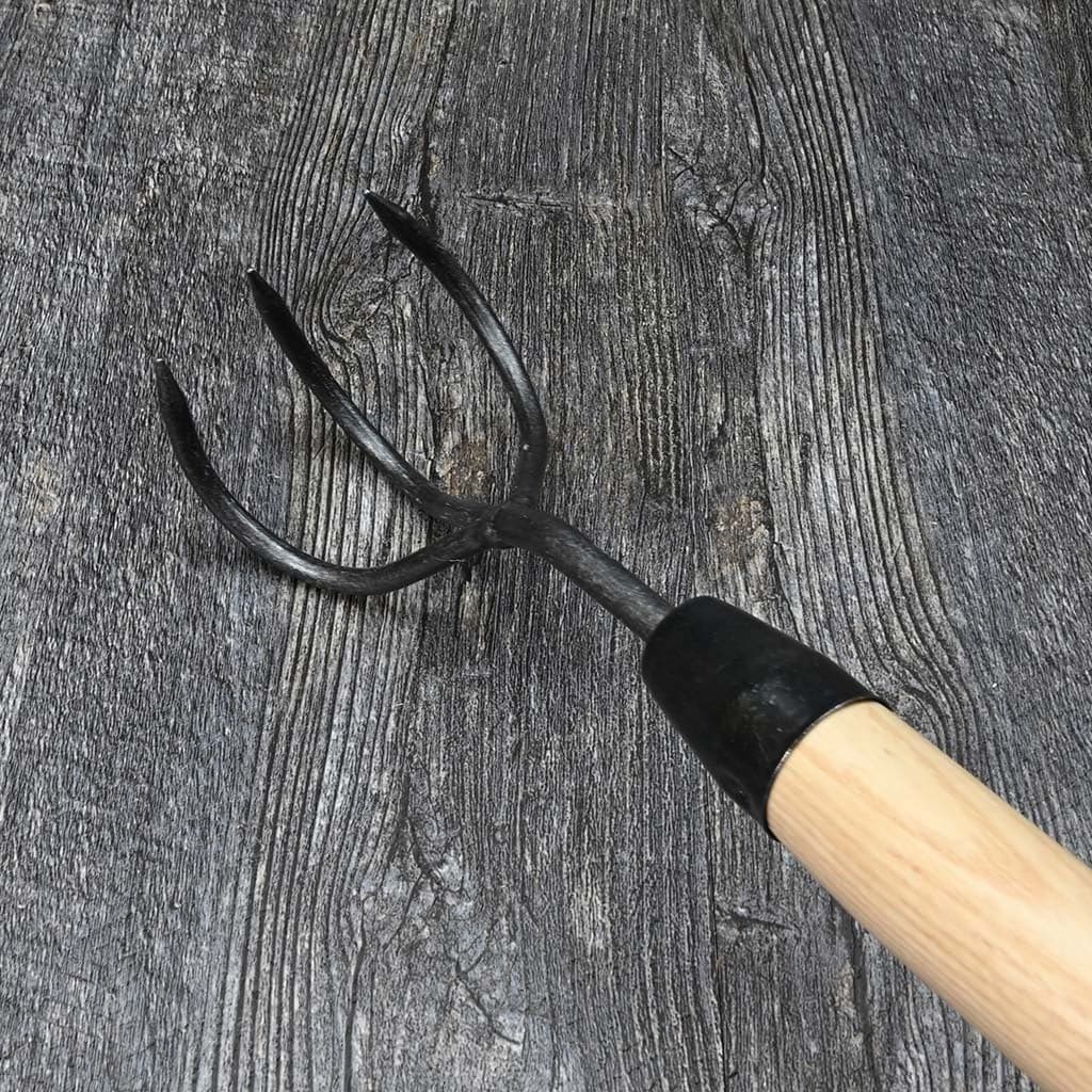 DeWit Long-Handle Weeder Long 3-Tine Cultivator NEW - Image 3