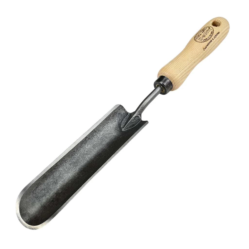DeWit Rock n' Root Trowel Boron Steel Ash Handle Hand-Forged Planting Dutch NEW
