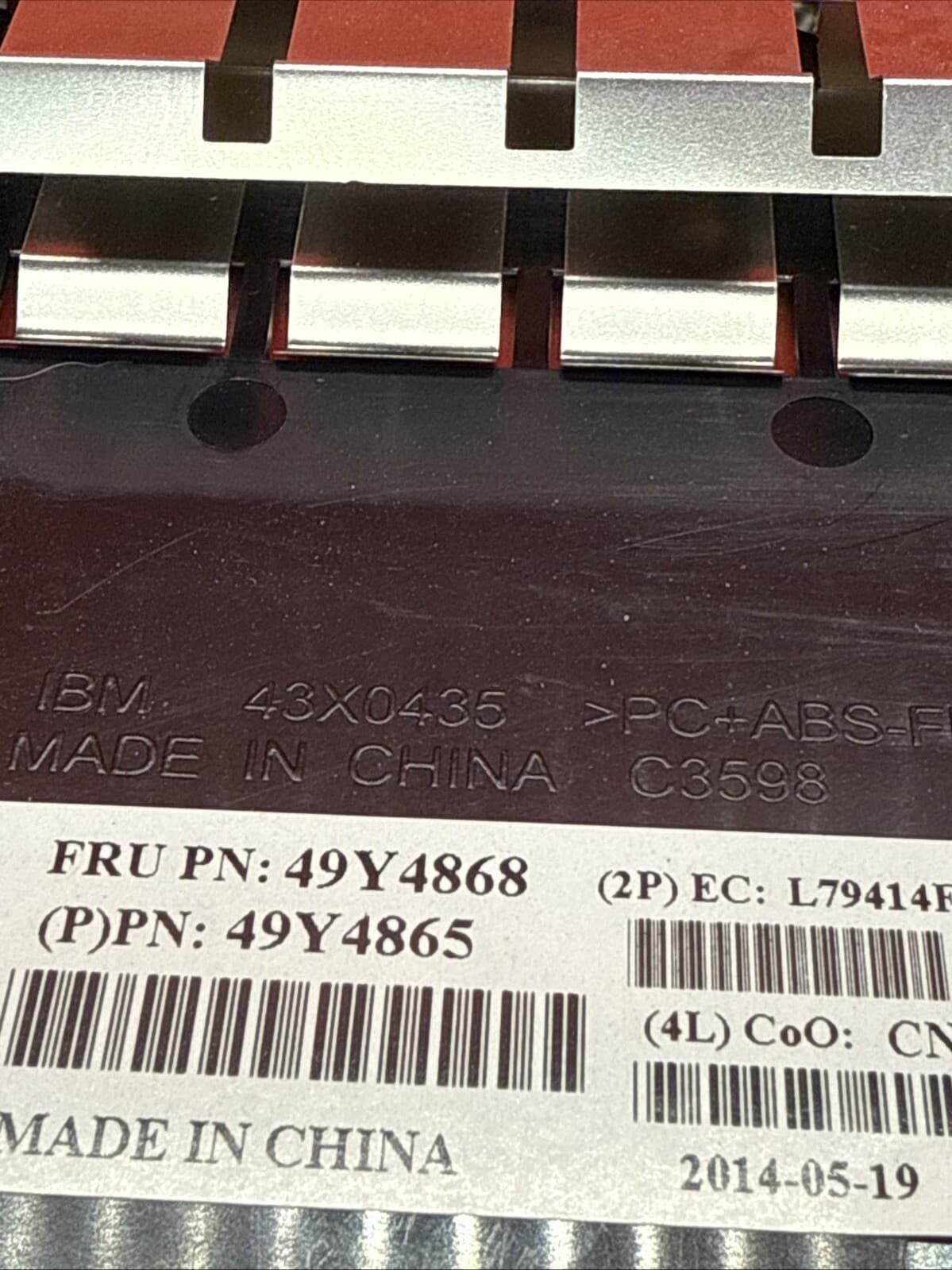 IBM 00FX140 N46360 49Y4868 49Y4865 43X0435 Optical Filler - Image 3