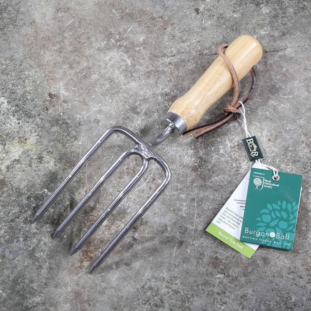 Burgon & Ball Garden Fork & Round Tine Hand NEW - Image 3