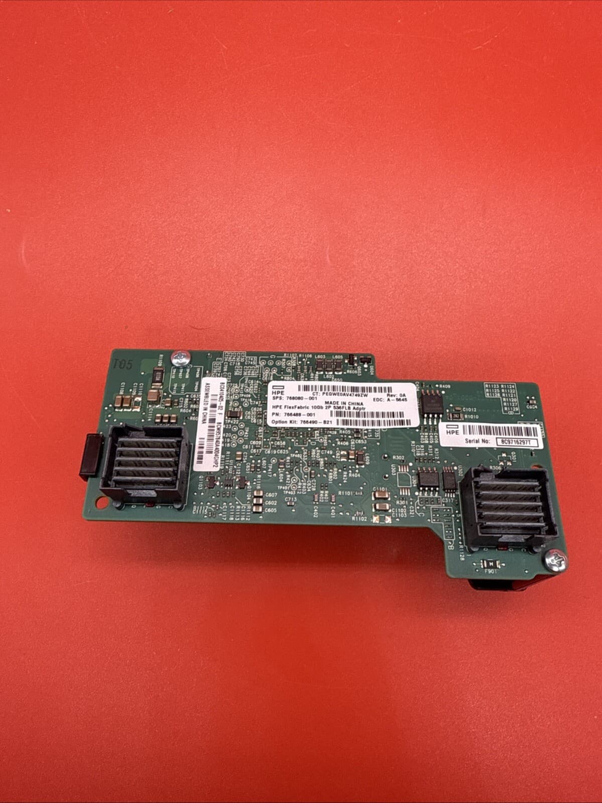 HP FlexFabric 10Gb 2P 536FLB 768080-001 766488-001 766490-B21 Adapter Wired - Image 2