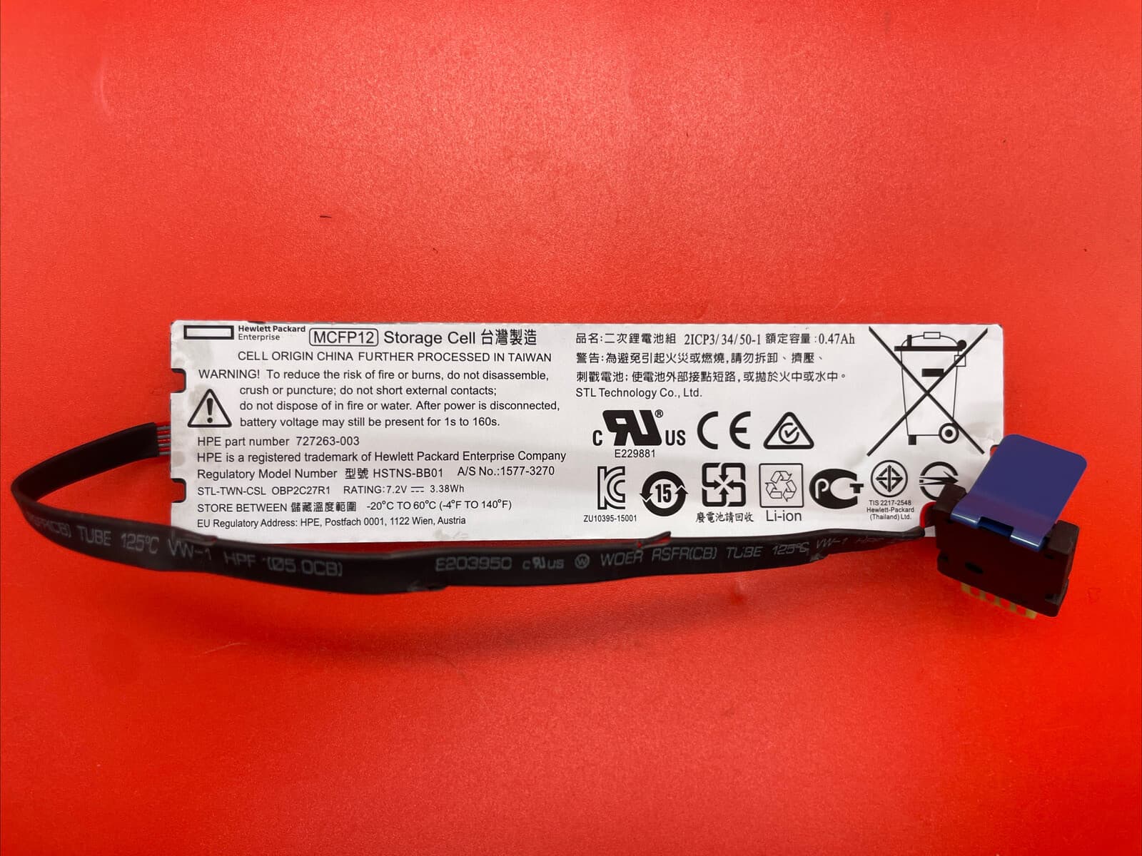 HPe 871265-001 12w 7.2v Smart Storage Battery For G9 G10 Proliant Blade For HP - Image 4