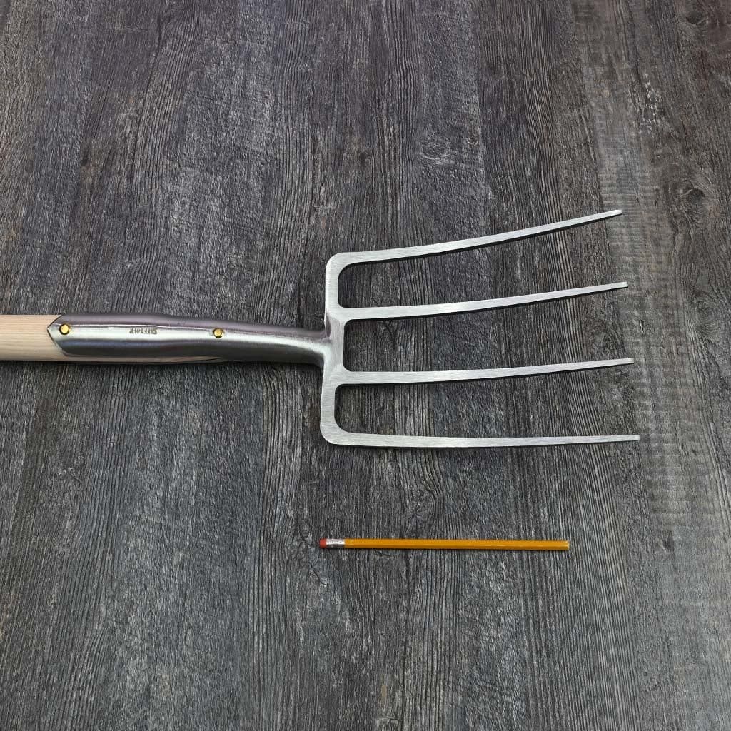 Sneeboer Garden Compost Fork - Knob Handle Stainless Steel Hand-Forged Dutch NEW - Image 4