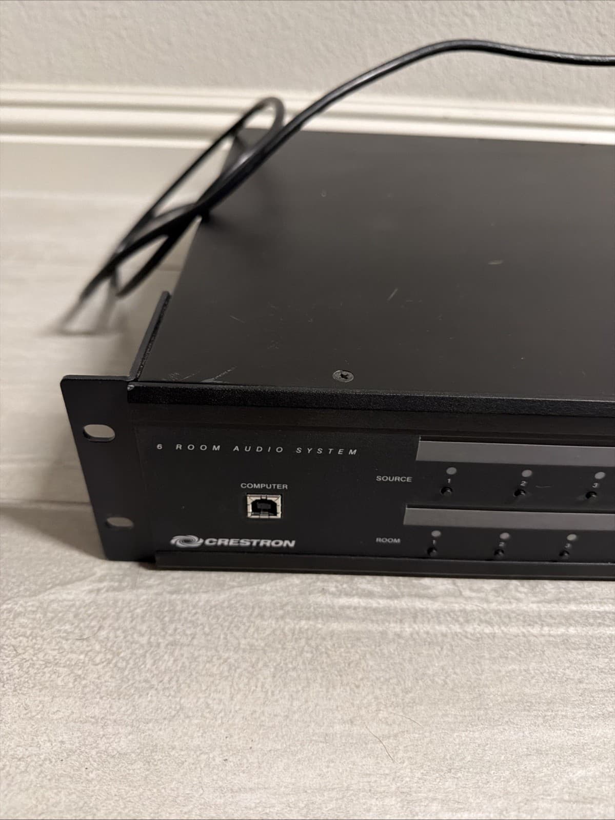 Crestron C2N-AMP-6X100 12 Channel Audio System Black C2NAMP6X100 Digital DIN - Image 2