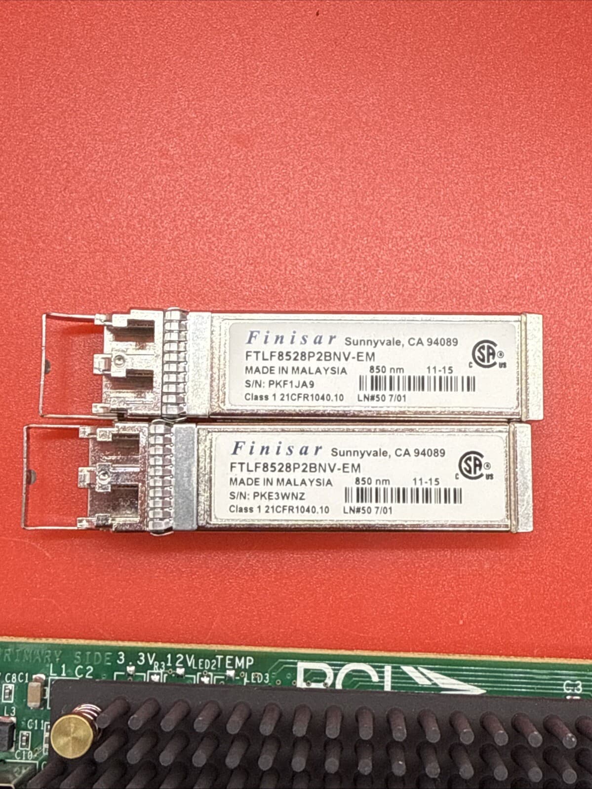 IBM Feature 577D 74Y2279 74Y2216 2Port 8GB FC Half Height HBA Adapter + 2 x SFP+ - Image 5