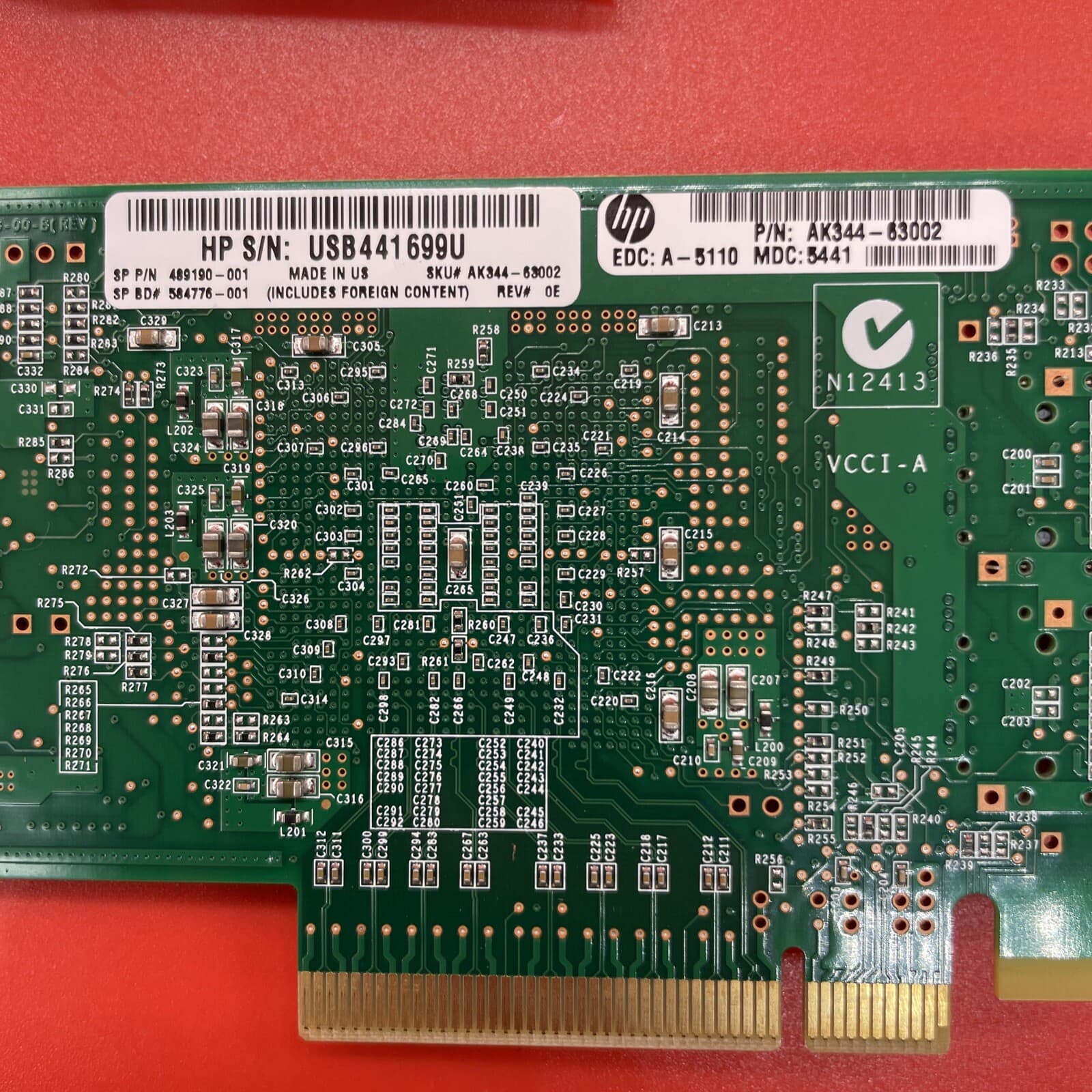 HP 81Q 1P 8G FC Host Bus Adapter AK344A 489190-001 584776-001 +SFP - Image 5
