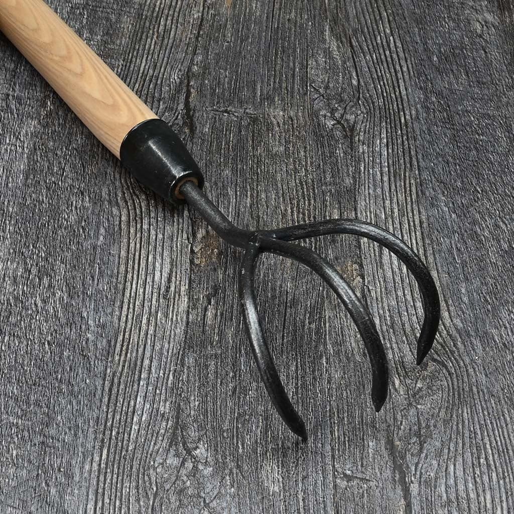 DeWit Long-Handle Weeder Long 3-Tine Cultivator NEW - Image 2