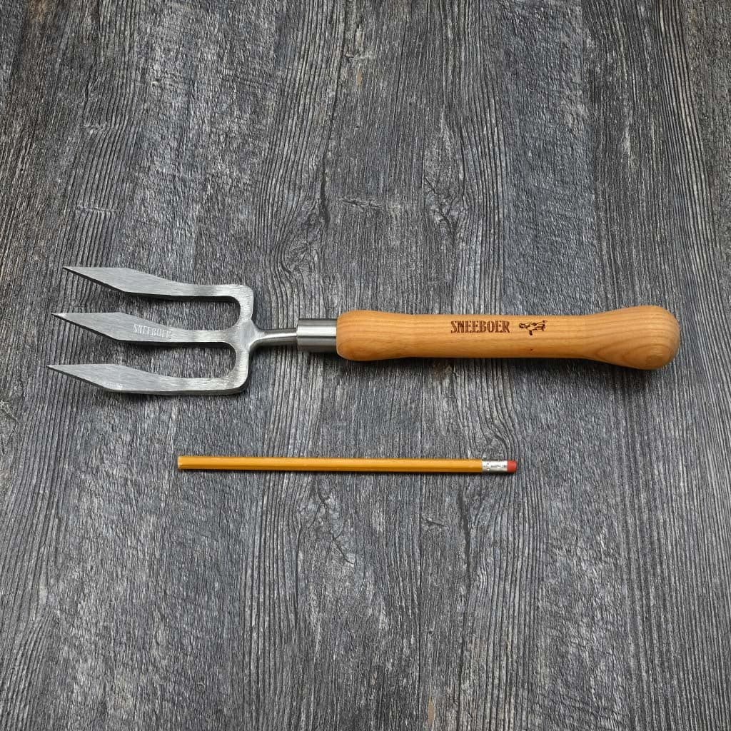 Sneeboer Garden Hand Fork - Bulb Handle Stainless Steel Hand-Forged Digging NEW - Image 5
