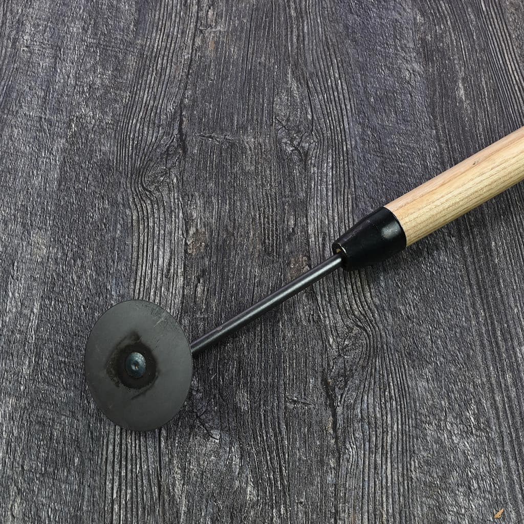 DeWit Long Disc Weeder Boron Steel Ash Handle Hand-Forged Weeding Dutch NEW - Image 3