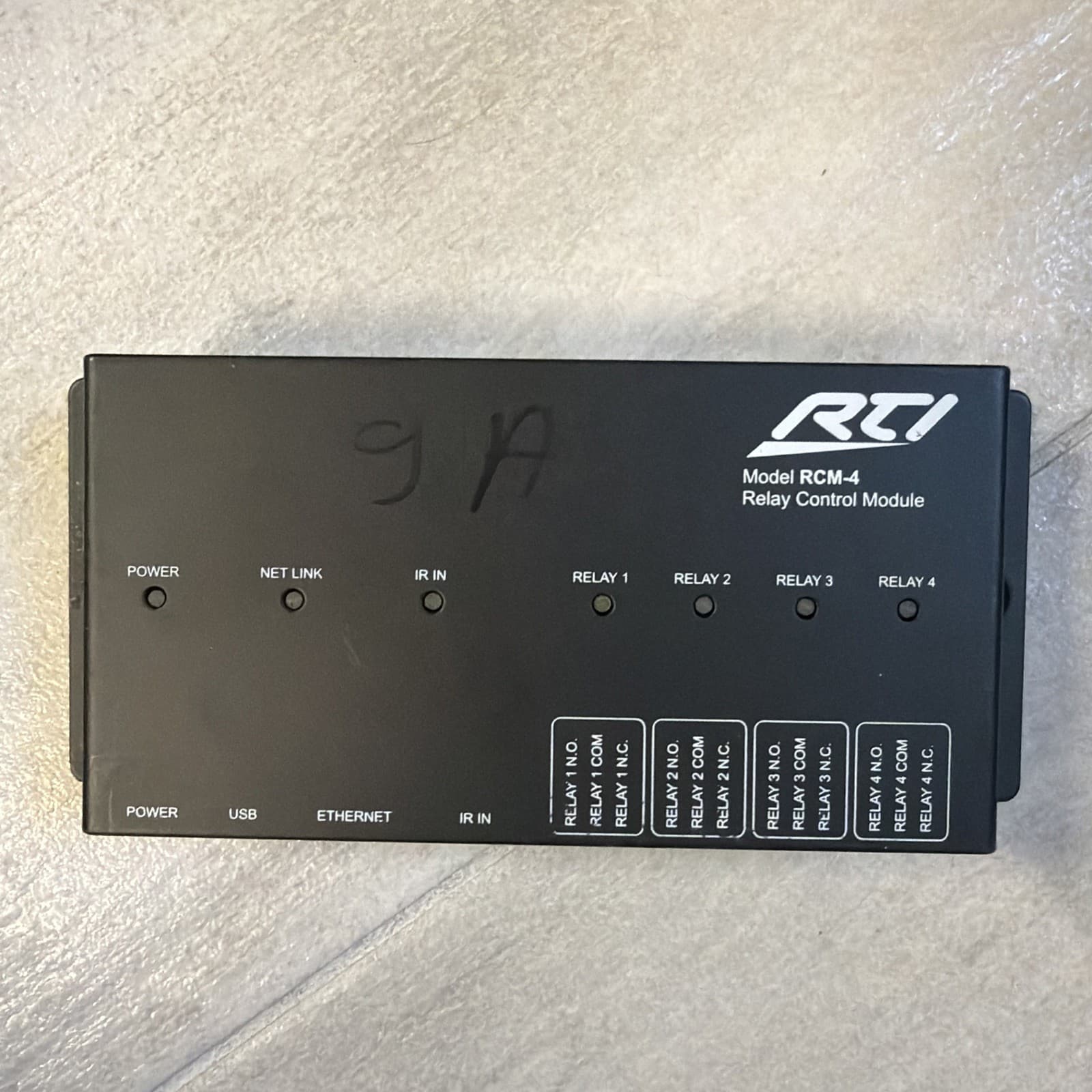 RTI RCM-4 Relay Control Module No Phoenix Connectors No AC Adapter