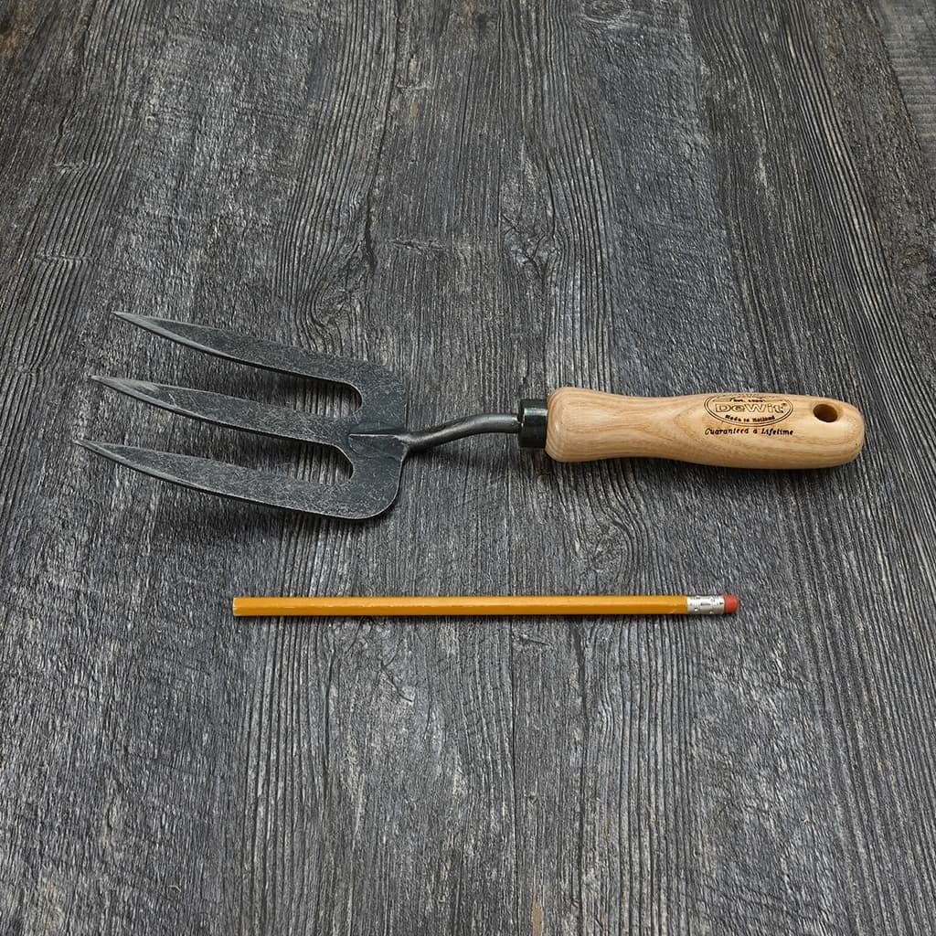DeWit Dutch Hand Fork Boron Steel Ash Handle Hand-Forged Digging NEW - Image 4