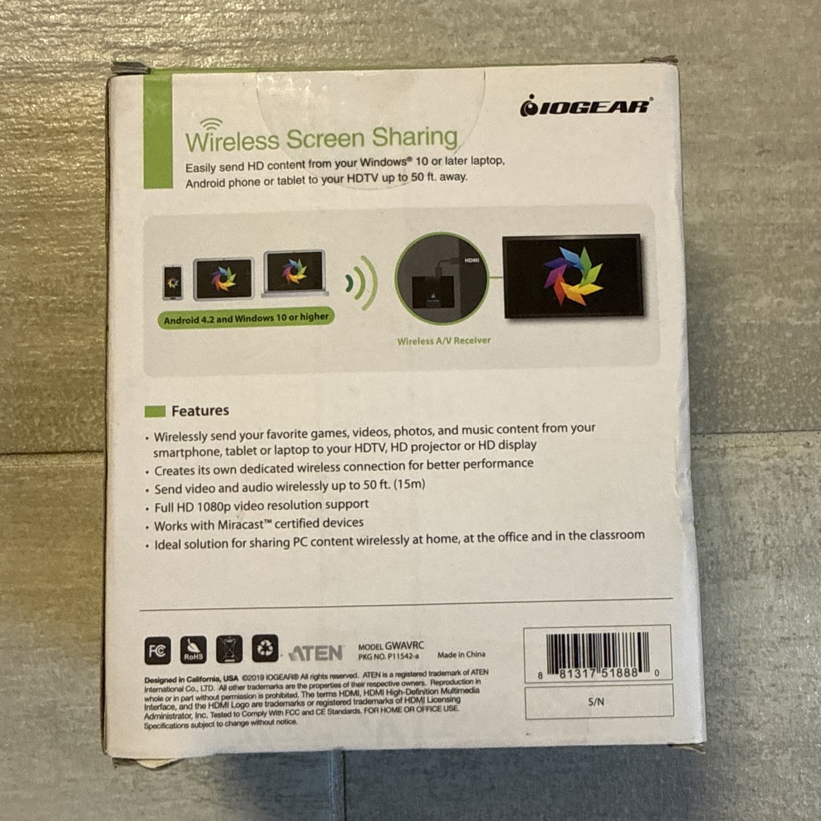 IOGEAR Wireless Screen Sharing GWAVRC - Image 8