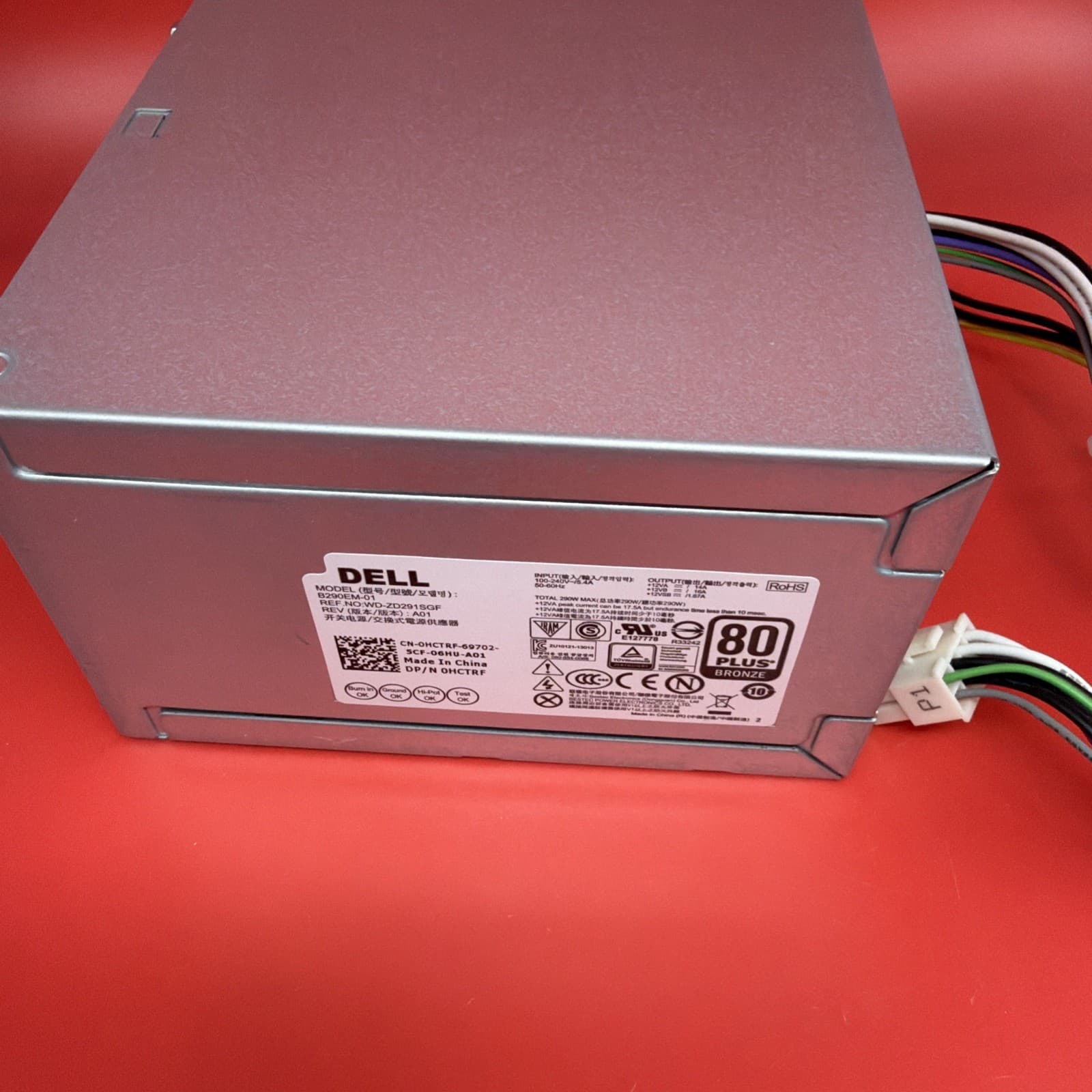 Dell Power Supply 290W 3020 7020 9020 MT XFXKX N0KPM RVTHD P2W4R 776VT NFX6T  - Image 5