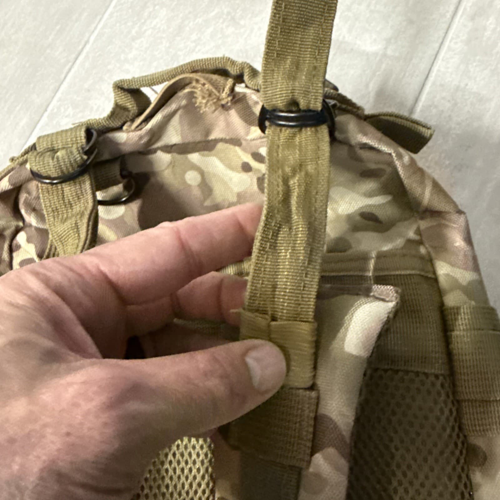 Camp Gear Camo Small Backpack Molle Adjustable Clean Backpacking - Image 14