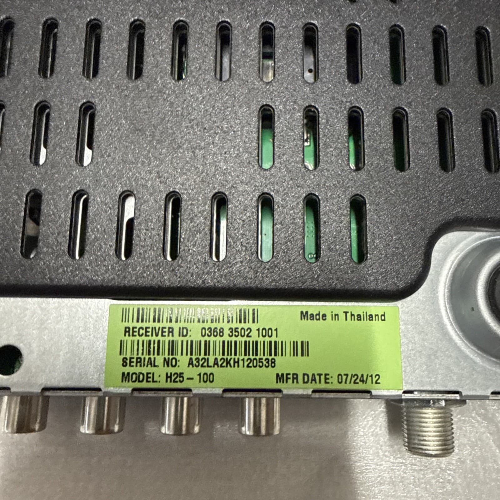 DIRECTV H25-100 HD Digital Satellite Receiver Black H25100 Portable HDMI Port - Image 4
