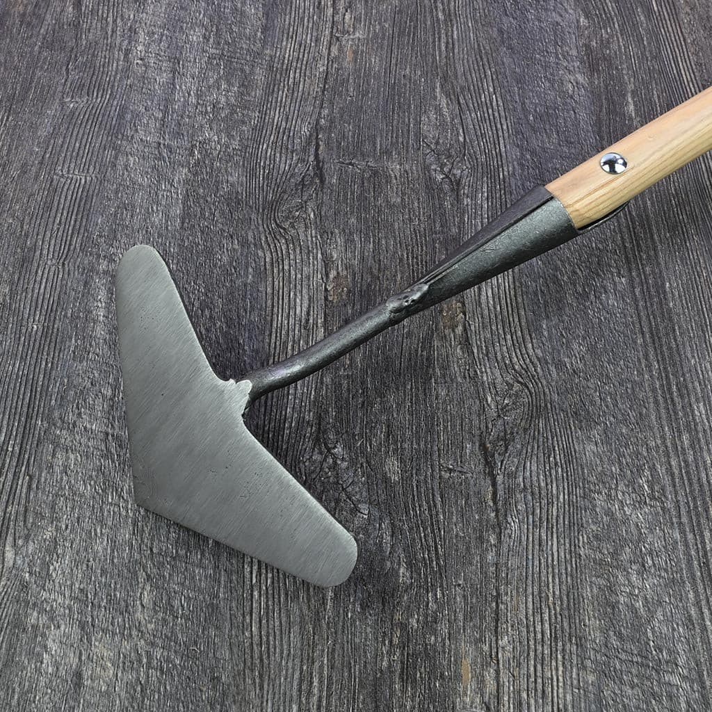 DeWit Long Heart Shaped Push Hoe Boron Steel Ash Handle Hand-Forged Dutch NEW - Image 3