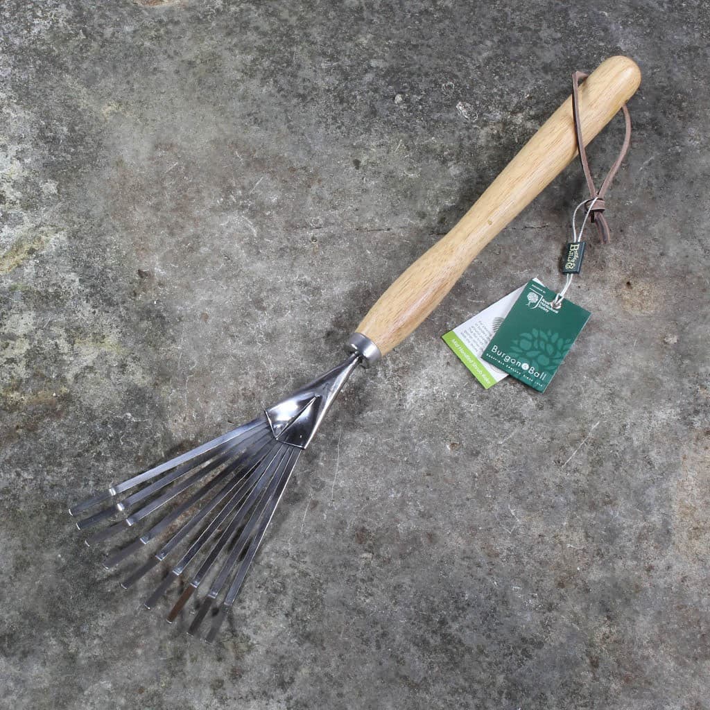 Burgon & Ball Garden Rake & Mid-Handle Shrub NEW - Image 3