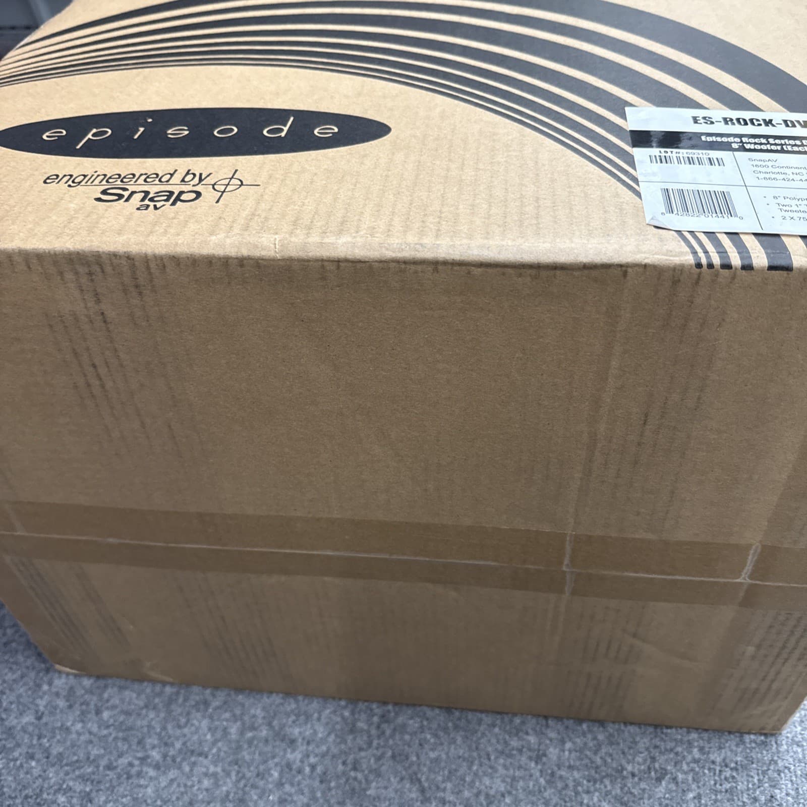 Episode Rock Series Dual Voice Coil 8” Dual Voice Coil Outdoor Rock Speaker Sand - Image 5