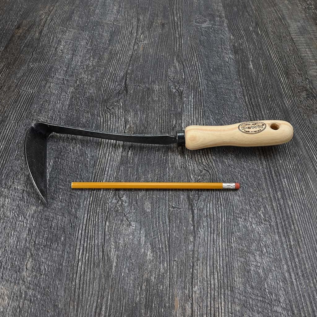 DeWit Japanese Hand Hoe Boron Steel Ash Handle Hand-Forged Right Hand Dutch NEW - Image 6